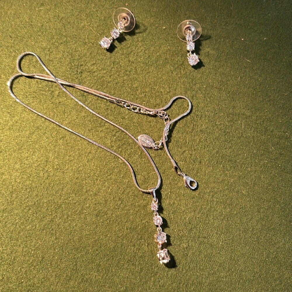 Landau cubic zirconia jewelry set